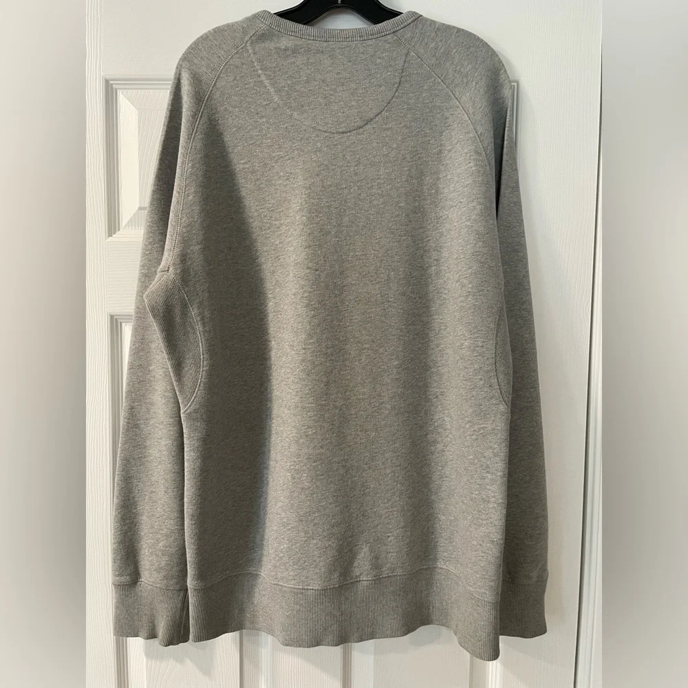 Fred Perry Classic Crewneck Jumper Sweater Light Gray Large - Picture 3 of 3